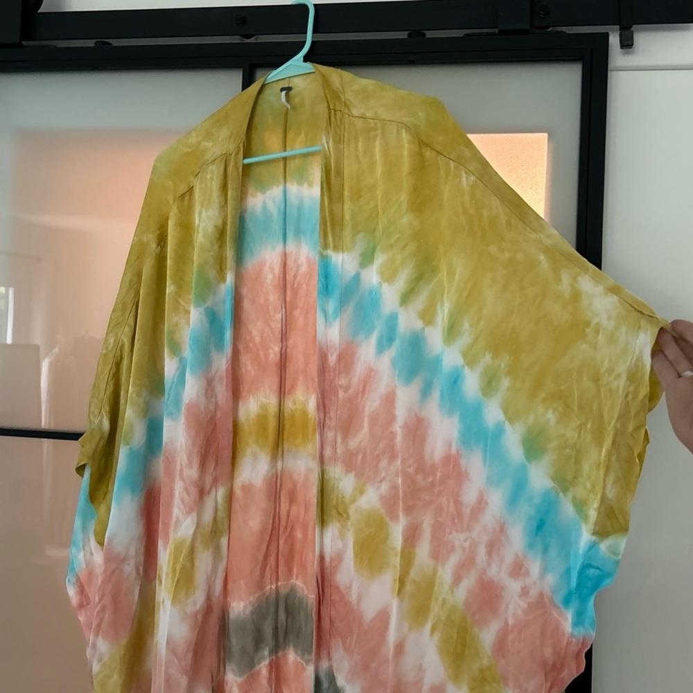 YFB Kana Kimono in pink sands wash one size - Picture 2 of 6
